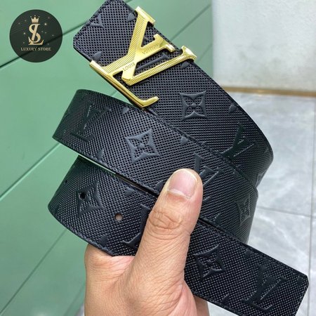 Black Two-Sided Belt 4.0cm