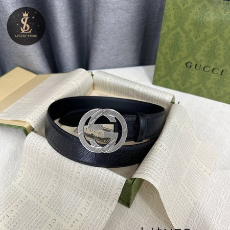 Gucci Black Two-Sided Belt 3.0cm