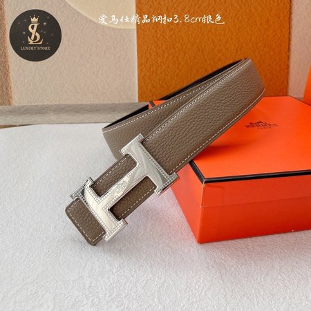 Hermes Brown Belt 3.8cm