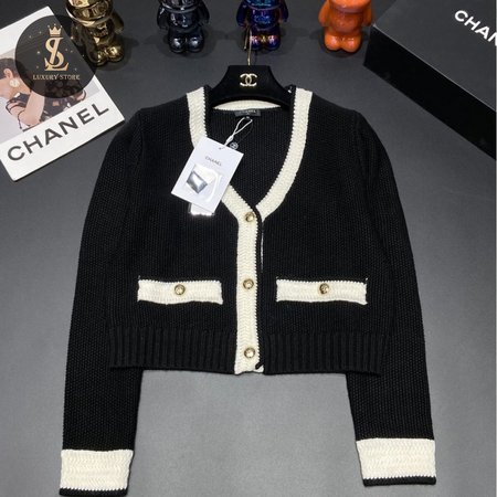 Chanel V-Neck Cardigan Sweater