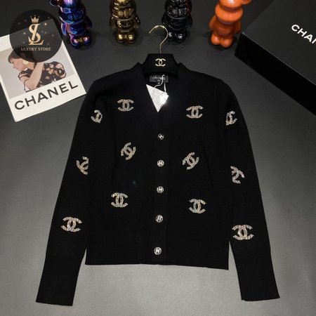 Chanel V-Neck Cardigan Sweater