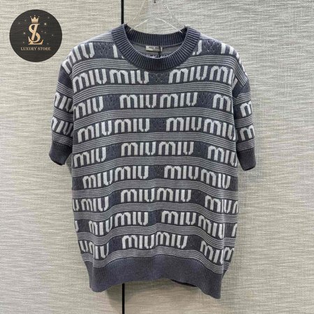 Miu Miu Knitted Short Sleeve