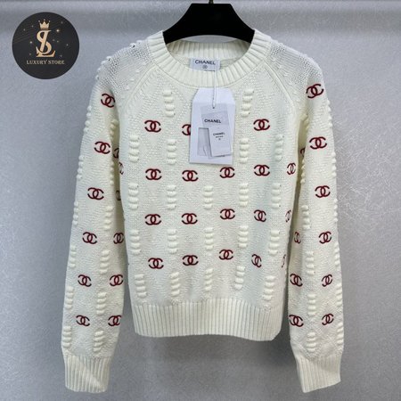 Chanel White Sweater