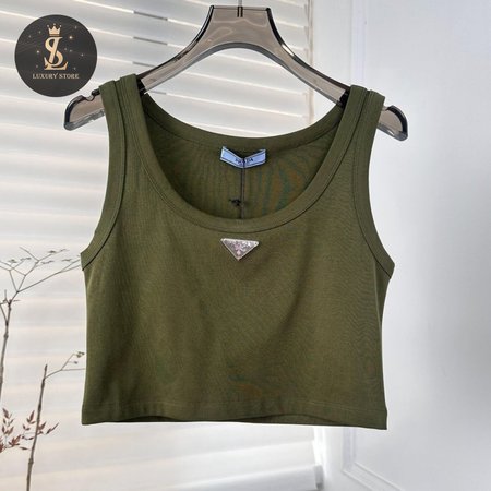 Prada Green Tank Top