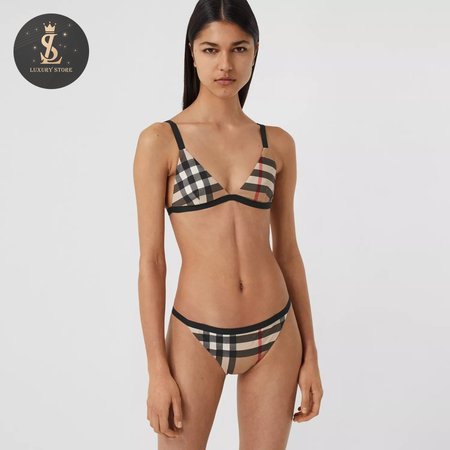 Burberry Streak Two-Piece Swimsuit