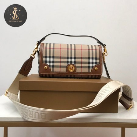 Burberry Top Handle Note Bag