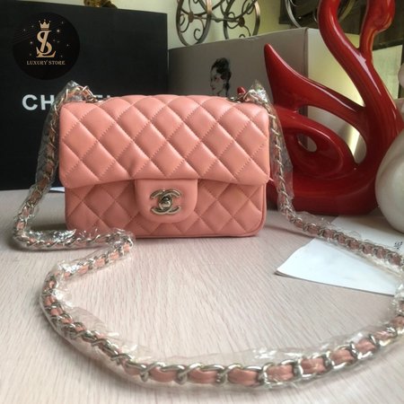 Chanel Classic Flap Double C Mini Sachet Original Pink