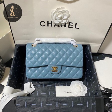 Chanel Classic Flap Bag A01112 Sky Blue