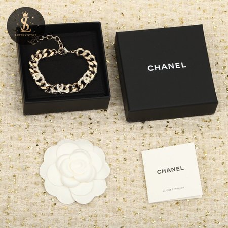 Chanel Gold and Diamond Bracelet