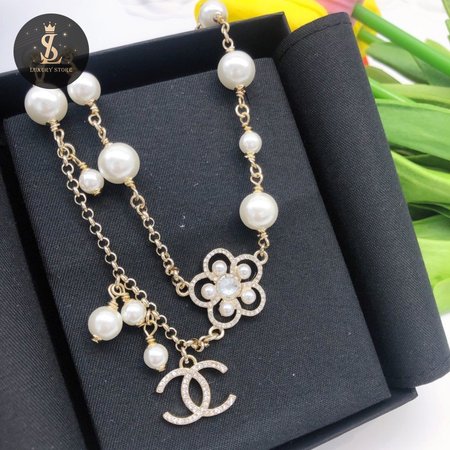 Chanel Pearl CC Necklace