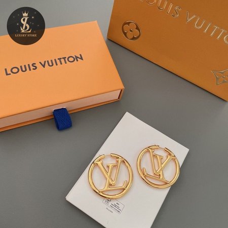 louise hoop earrings gold