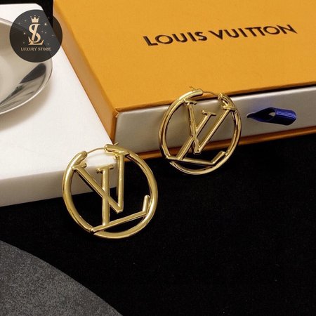 louise hoop earrings gold