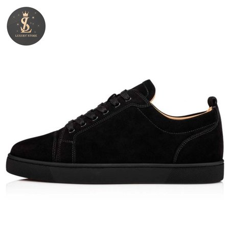 Christian Louboutin Black Louis Junior Sneakers