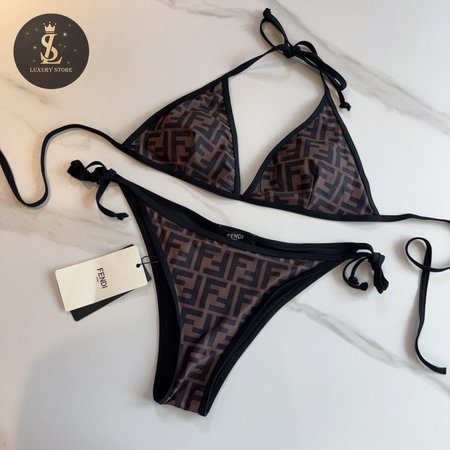 Fendi Women's Brown Bikini