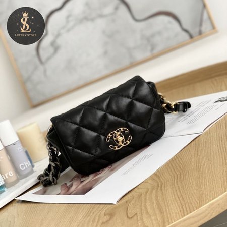 Chanel 19 AS1163 Black