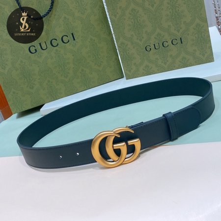 Gucci Double G Leather Belt