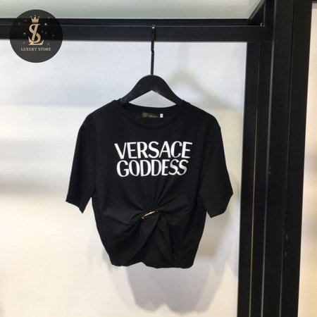 Versace Goddess Safety Pin T-Shirt