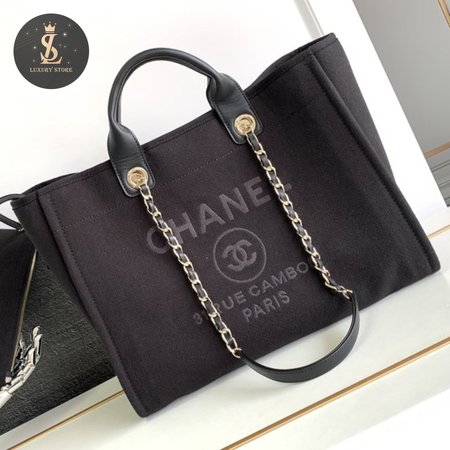 Chanel 22c Deauville Large Shopping Bag