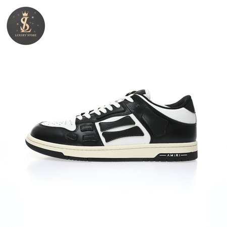 Amiri Skel Top Low Black White Sneaker