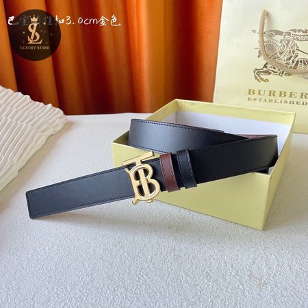 Burberry Leather Reversible TB Belt