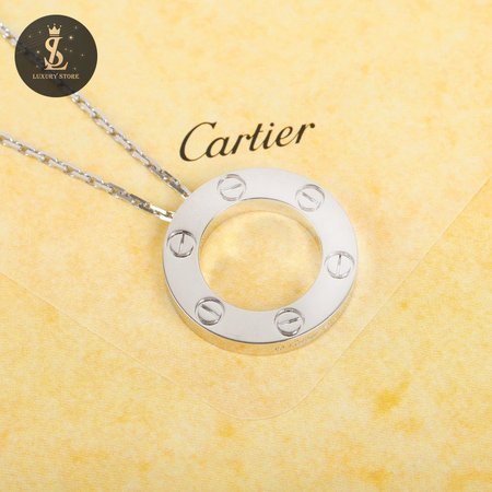 Cartier Love Necklace - 18k White Gold