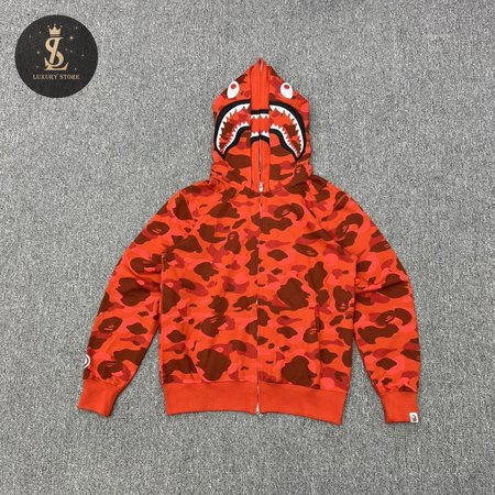 Bape Hoodie Shark Camo Print