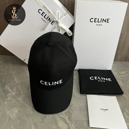 Celine Cotton Baseball Cap