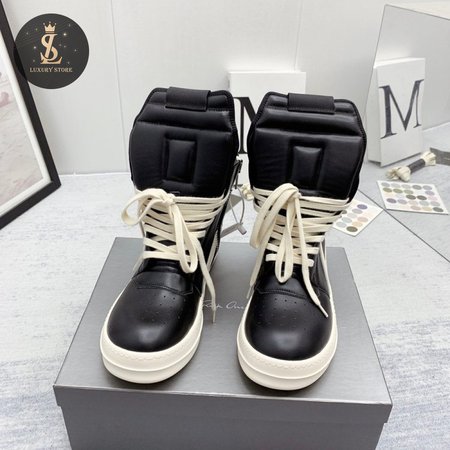 Rick Owens Phlegethon Geobasket Black Milk