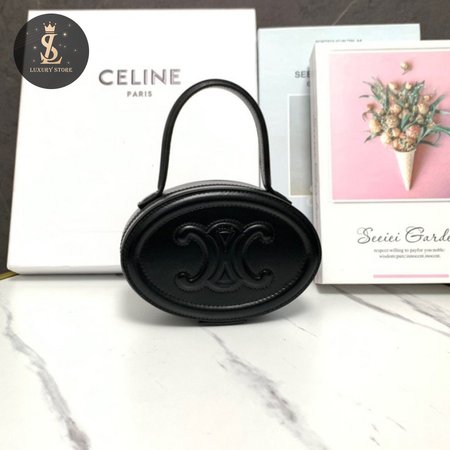 Celine Cuir Triomphe Black 198613