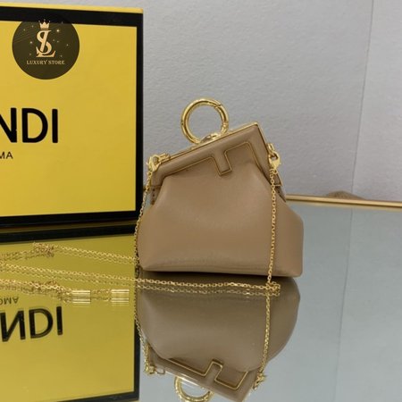 Nano Fendi First Charm Beige 7AS051ABVEF0E65