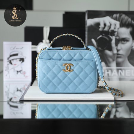 Chanel Vanity Case Blue