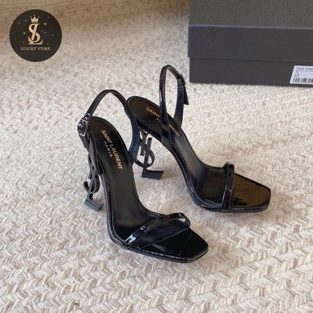 Saint Laurent Opyum 110 Patent Leather Sandals 35-42