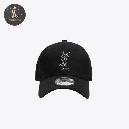 YSL New Era Cassandre Cap In Canvas