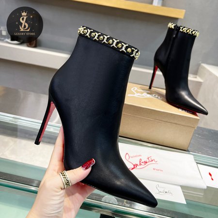 Christian Louboutin Chain Leather Red Sole