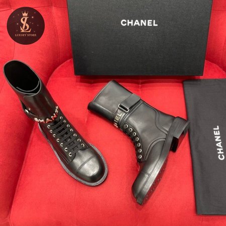 Chanel Ankle Boots Black 35-40