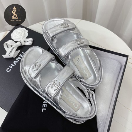 Chanel Sandal Silver 35-39