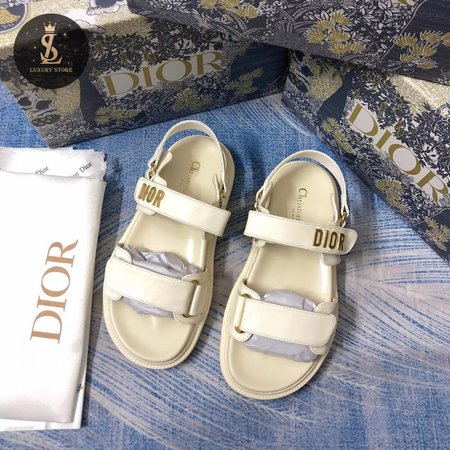 Dioract Sandal White Lambskin 35-40