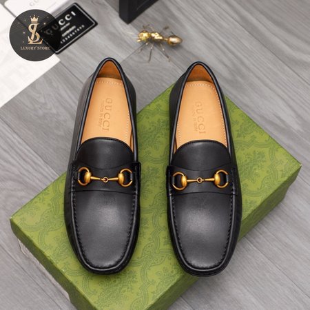 Gucci 1953 Horsebit Leather Loafer Black Leather 38-44