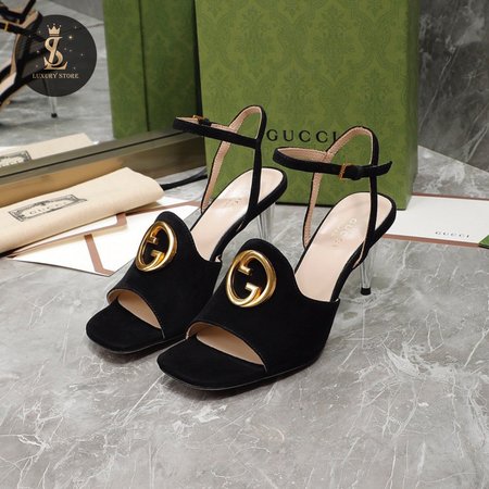 Gucci Blondie Heeled Sandal Black 35-40