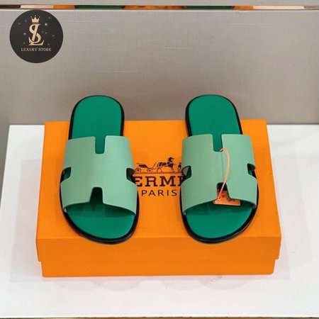 Hermes Oran Sandal Green 39-44