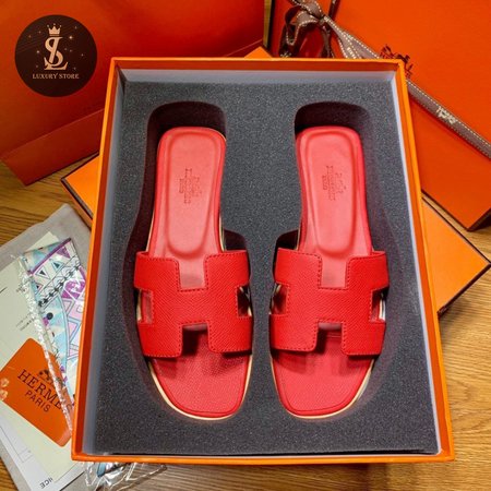 Hermes Oran Sandal Red 35-40