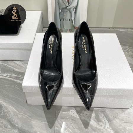 YSL Opyum Pumps In Patent Leather With Gold-Tone Heel 35-39